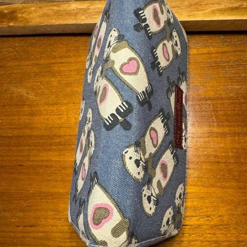 Bungalow 360 Fabric Wallet Otters! Zippered